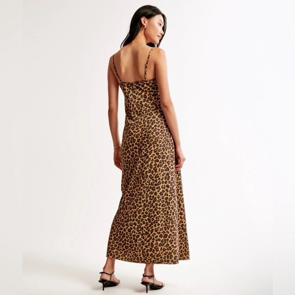 Leopard Julia Slip Maxi Dress